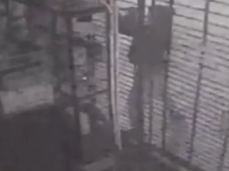 Video: en plena madrugada destroz&oacute; una vidriera para robar en un comercio de Independencia y Moreno