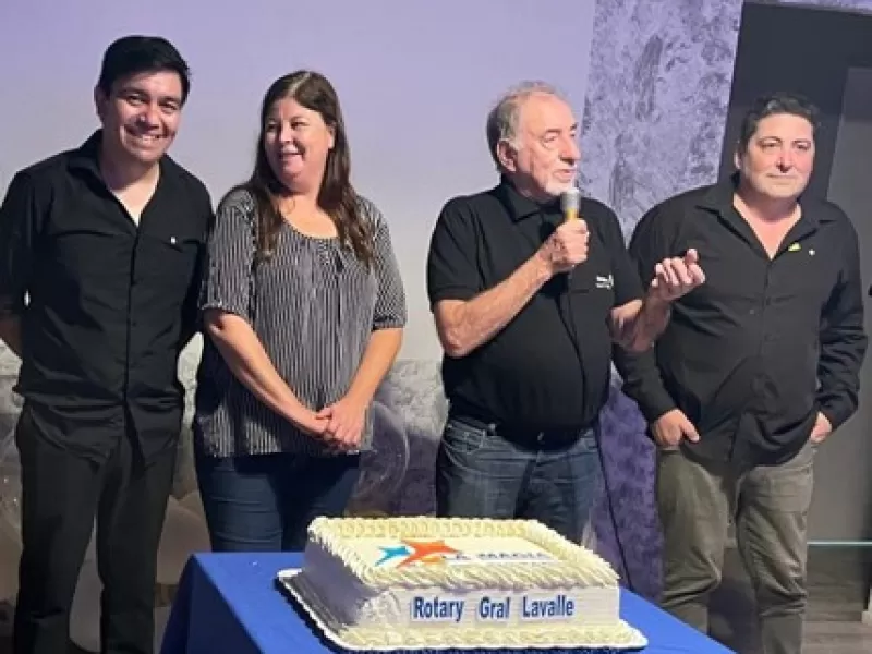 "Encuentro hist&oacute;rico: Rotary Gral. Lavalle con el presidente mundial"